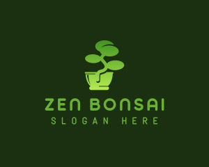 Bonsai Tree Plant logo design