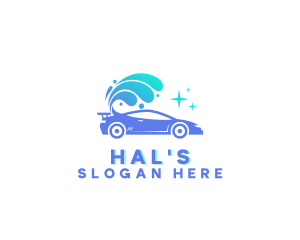 Car Wash Wave Logo