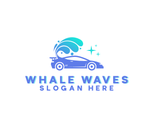 Car Wash Wave logo design