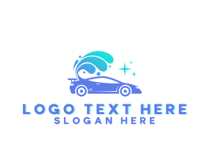 Garage - Car Wash Wave logo design