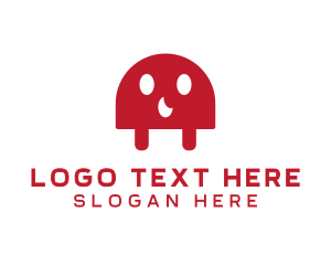 Mushroom - Spooky Ghost Plug logo design