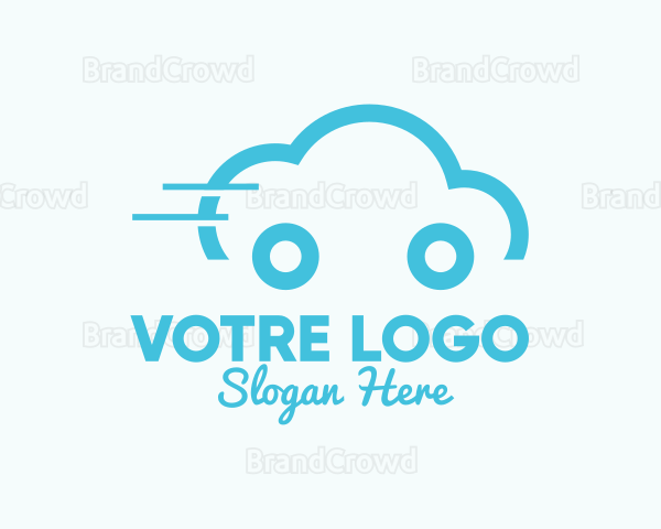 Fast Cloud Car Logo