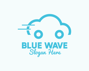 Fast Cloud Car logo design