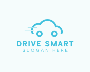 Fast Cloud Car logo design