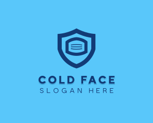 Protective Face Mask Shield logo design