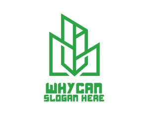Nature - Green Sharp Geomtry logo design