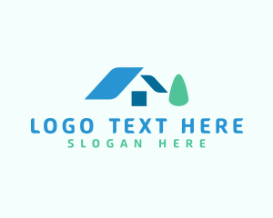 Apartment - Realty House Roof logo design