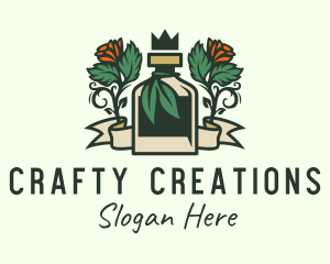 Homemade - Rose Crown Bottle Brewery logo design