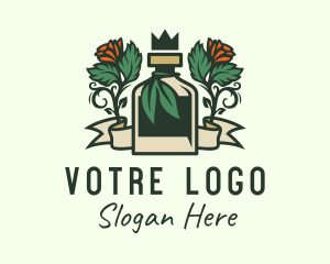 Distillery - Rose Crown Bottle Brewery logo design