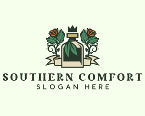 Rose Crown Bottle Brewery logo design