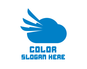 Blue Cloud Wing Logo