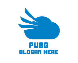 Blue Cloud Wing Logo