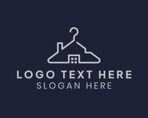 Closet - House Hanger Apparel logo design