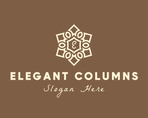 Elegant Mandala Home Decor logo design