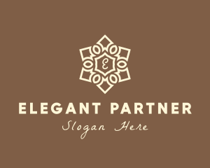 Elegant Mandala Home Decor logo design