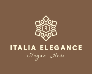 Elegant Mandala Home Decor logo design