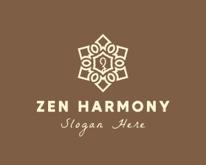 Buddhism - Elegant Mandala Home Decor logo design
