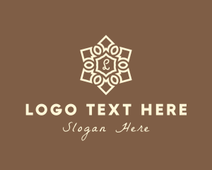 Buddhism - Elegant Mandala Home Decor logo design