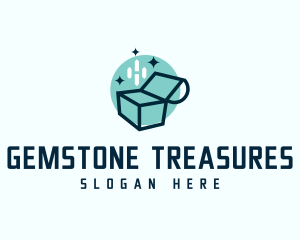 Treasure Chest Box logo design