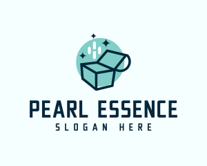 Pearl - Treasure Chest Box logo design