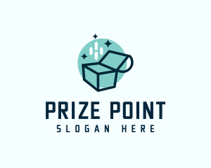 Prize - Treasure Chest Box logo design