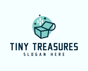 Treasure Chest Box logo design