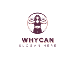 Workout - Strong Woman Fitness logo design