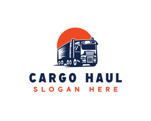 Delivery Truck Transportation  logo design