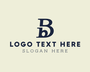 Fashion Designer - Modern Creative Company Letter BB logo design