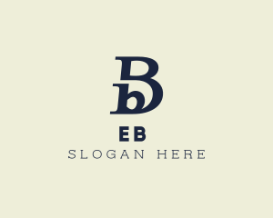 Modern Creative Company Letter BB Logo