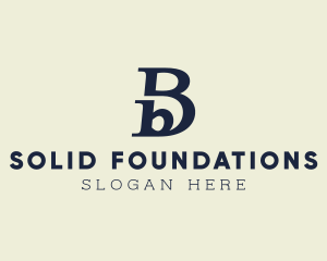 Modern Creative Company Letter BB Logo