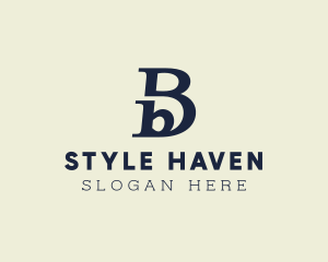 Modern Creative Company Letter BB Logo