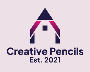 Pencil House Gallery logo design