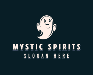 Halloween Ghost Spirit logo design