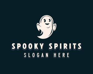 Halloween Ghost Spirit logo design
