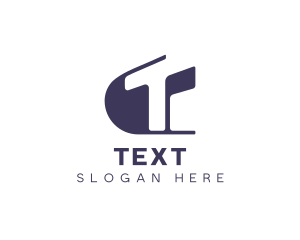 Generic Digital Letter T logo design