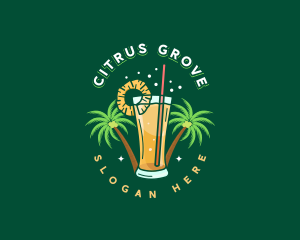 Citrus Juice Drink logo design