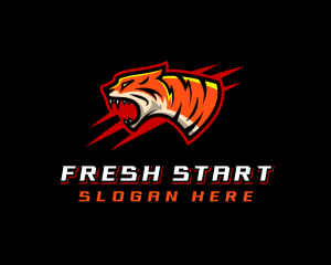 Scratch - Tiger Scratch Gaming logo design