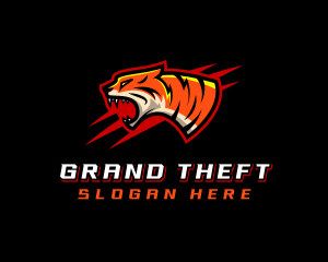 Gamer - Tiger Scratch Gaming logo design