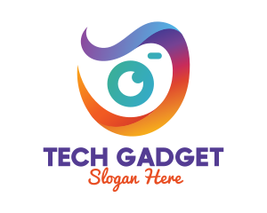 Device - Camera Swoosh Gadget logo design