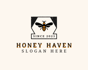 Honey Bee Insect logo design