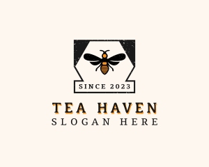 Honey Bee Insect logo design