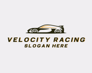 Racing Sports Car Vehicle logo design