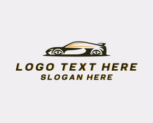 Car - Racing Sports Car Vehicle logo design