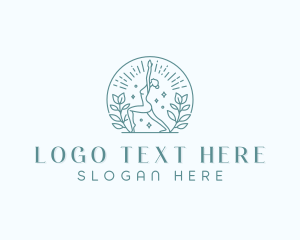 Fitness - Yoga Fitness Meditation logo design