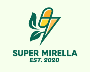 Herbal Medication Thunder logo design