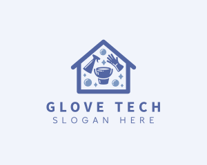 Cleaning Tool Housekeeping logo design