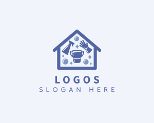 Makeover - Cleaning Tool Housekeeping logo design