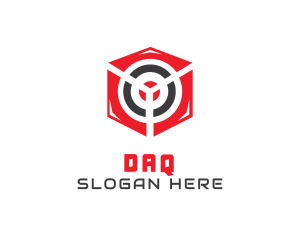 Cube - Gaming Target Box logo design