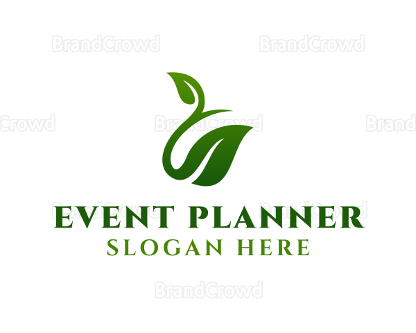 Environmental Organic Leaf Logo